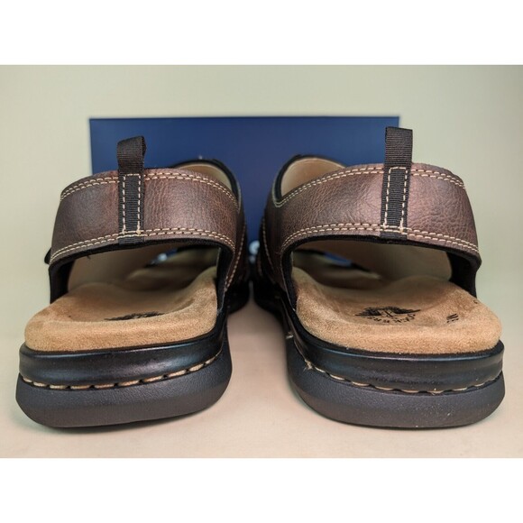 Dockers Sandals Mens 8 M Searose Fisherman Closed Toe Brown Casual Shoes NEW - Picture 7 of 11